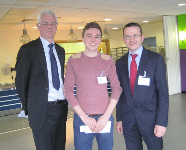 Dr Shane Whelan, Roy Murray and Maurice Whyms of Society of Actuaries in Ireland